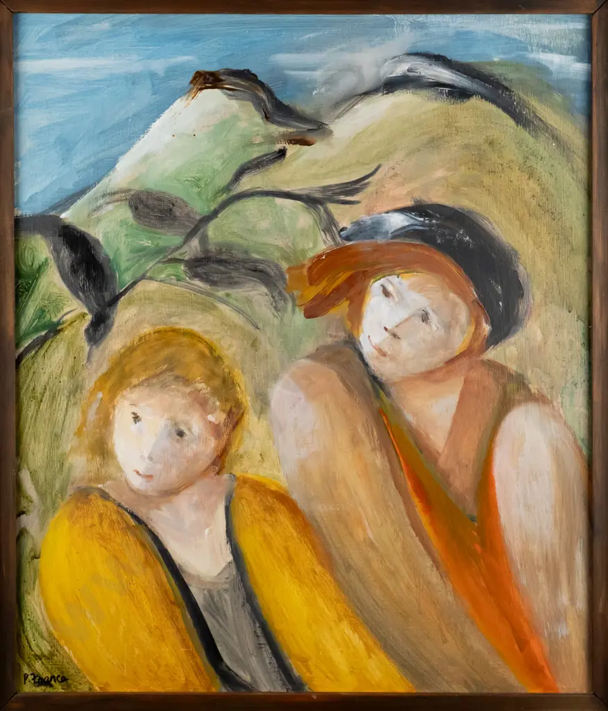 Patricia France 1989 - framed oil "In The Deep South" H-520 W-440 Image 1++