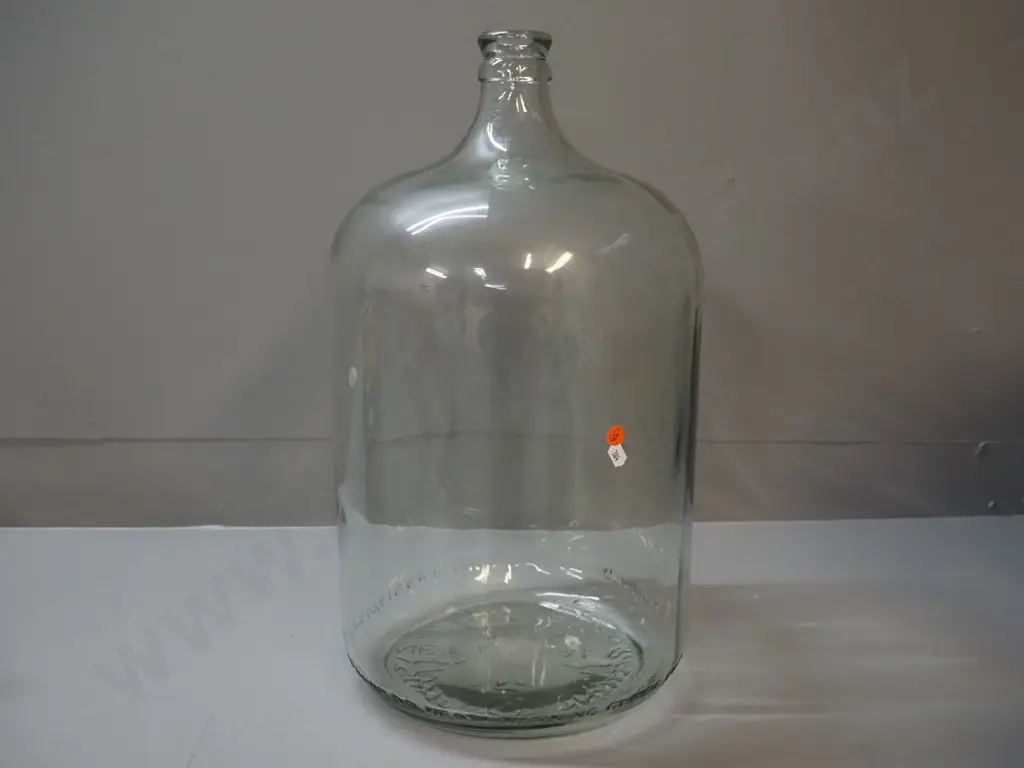 clear glass carboy - marked 6 gallon, Made in Mexico H-520 D-300 Image 1++