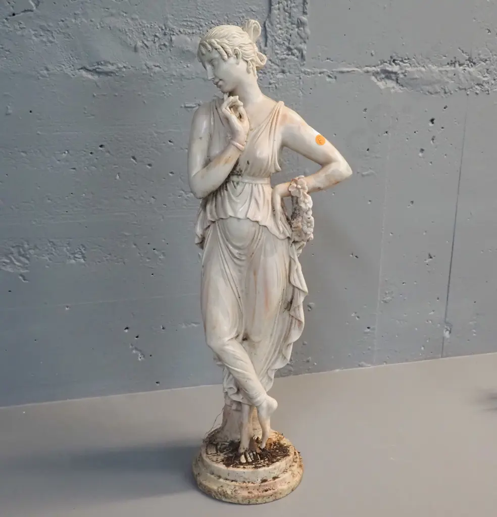 classical style composite statue / garden ornament H-610 W-210 Image 1++