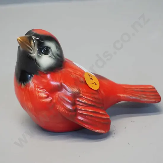 Goebels red bird figurine H-70 L-110