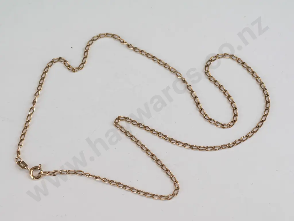 9ct gold chain stamped Italia 375 Image 1++