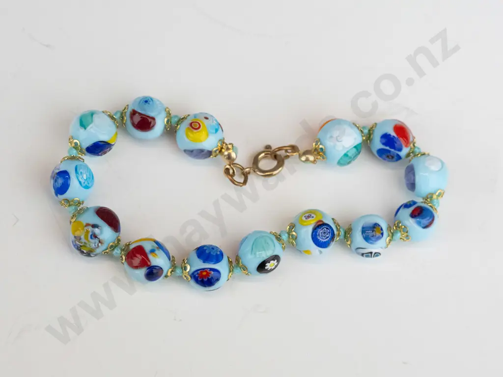 murano glass beaded bracelet Image 1++