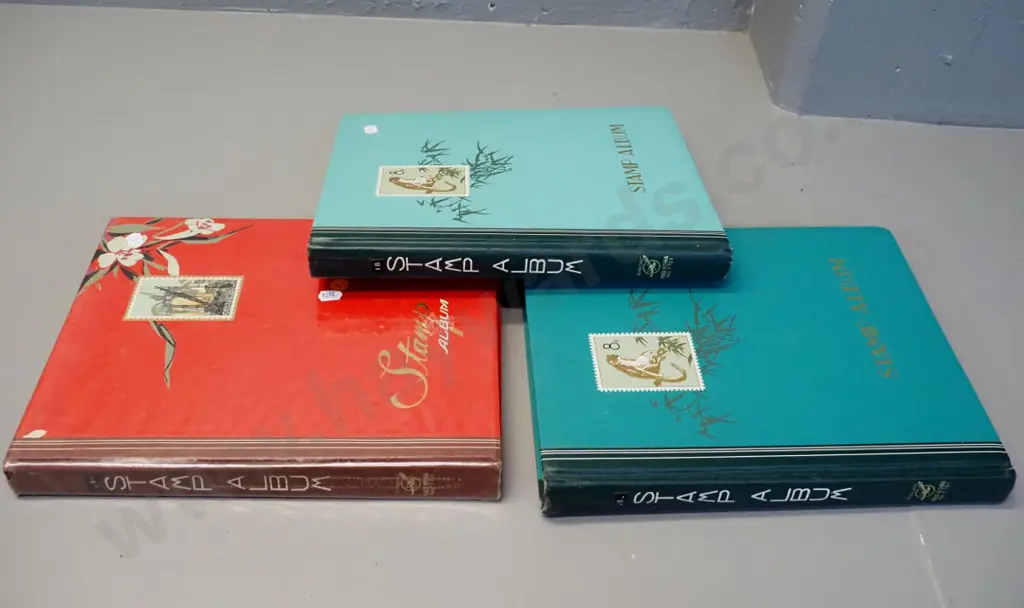3 stamp albums - all New Zealand, well annotated - 1901 thru 1950s including early health stamps Image 1++