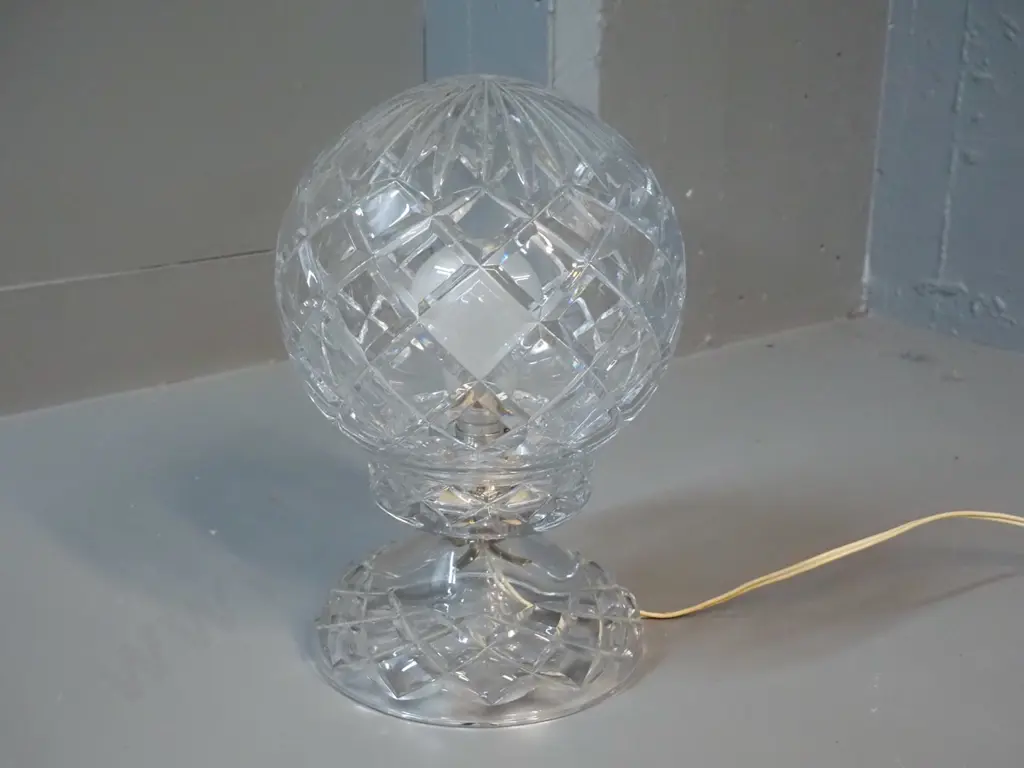 cut crystal table lamp H-280 Image 1++