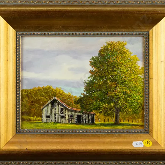 Thomas L Brown 2008 - framed oil "Near Tuatapre" H-145 W-195
