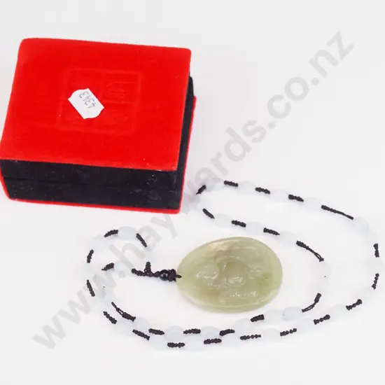 stone carved necklace