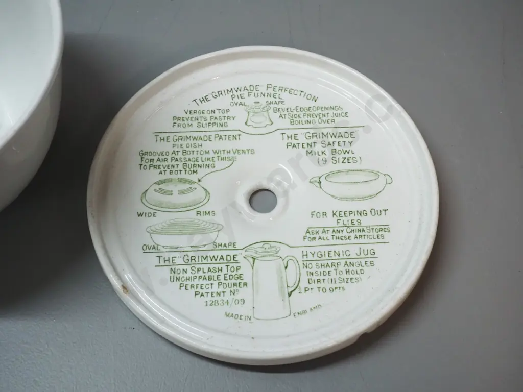 vintage Grimwades Quick Cooker bowl with lid - crack to bowl H-110 D-200 Image 1++