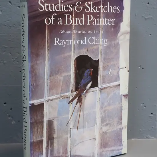 slip-cased book: Raymond Ching - Studies and Sketches of a Bird Painter, pub. 1981 Lansdowne Editions, VG condition