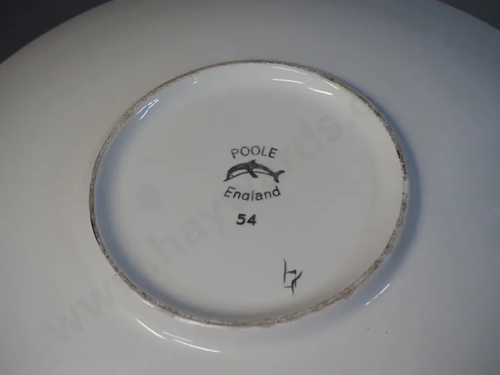 large signed Poole Delphis charger D-410 Image 1++