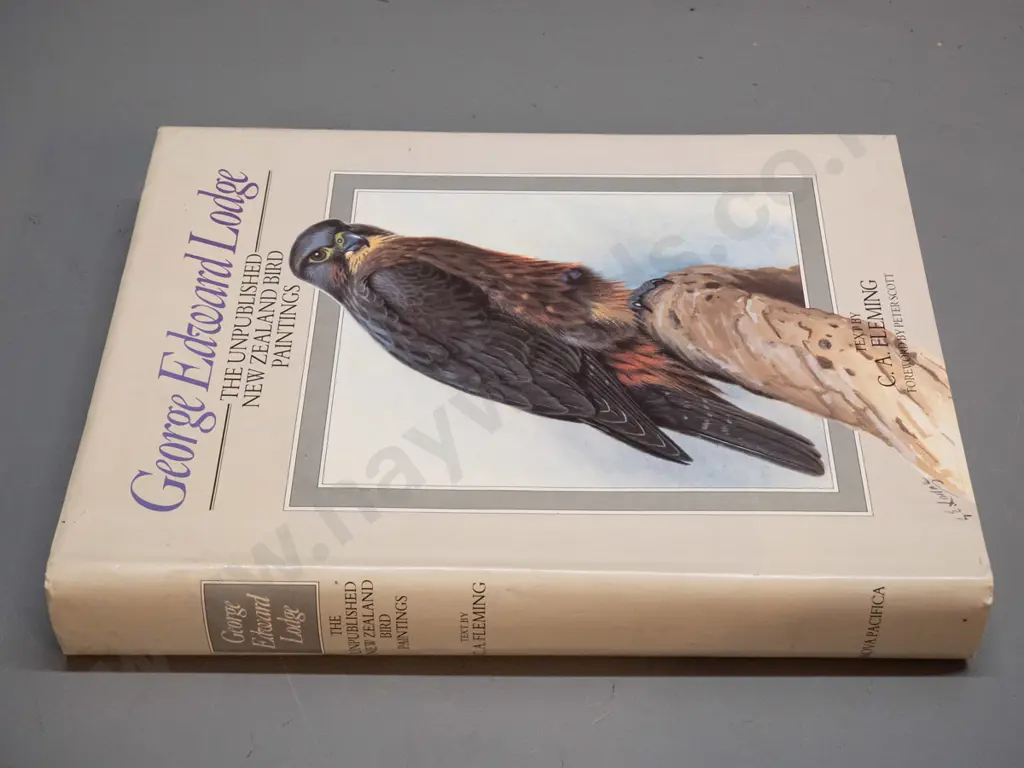 large book - George Edward Lodge - Unpublished Bird Paintings - 1982, first edition Image 1++