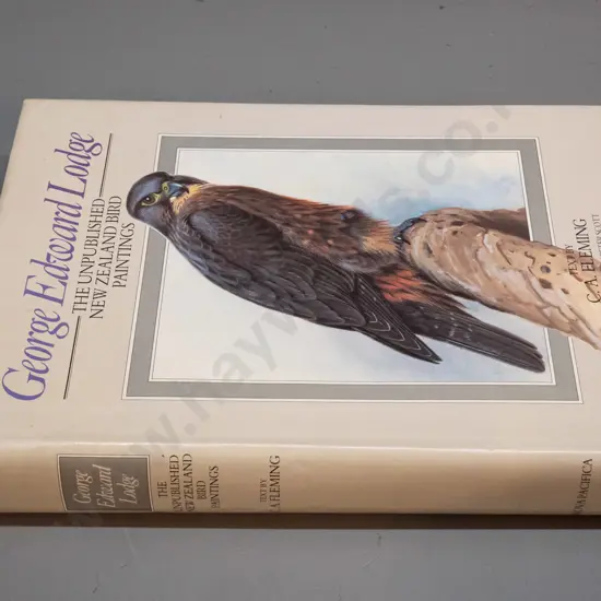 large book - George Edward Lodge - Unpublished Bird Paintings - 1982, first edition