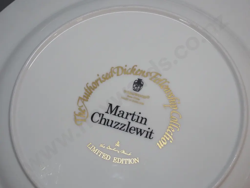 6 Wedgwood Dickens character plates in original boxes D-280 Image 1++
