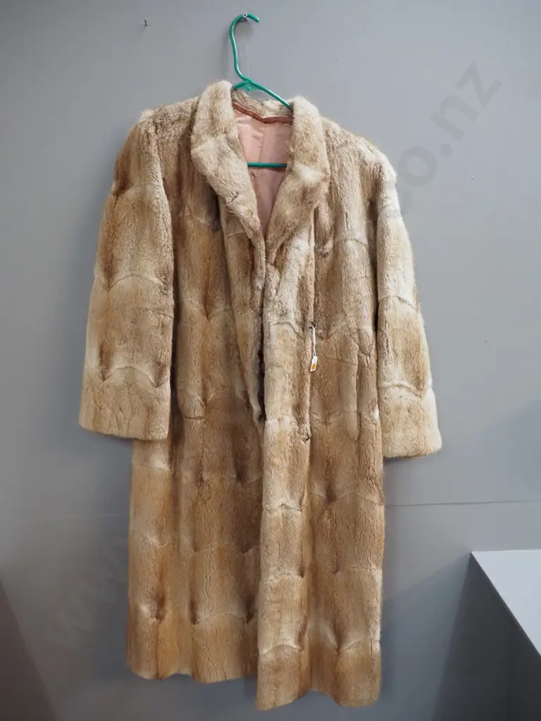 long light brown fur coat Image 1++
