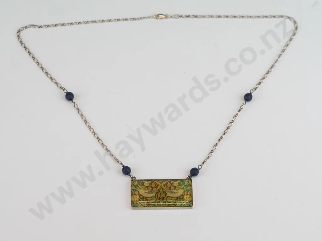silver necklace with birds stamped 925 Image 1++