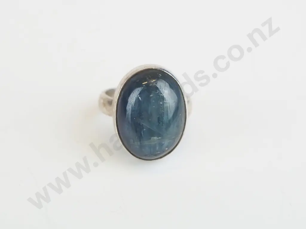 silver labradite ring stamped 925 Image 1++