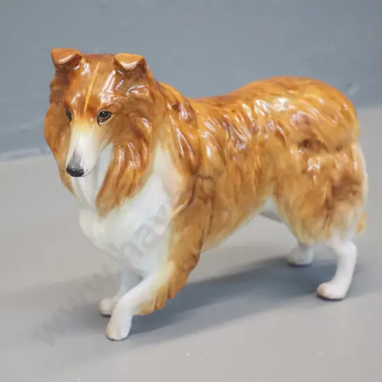 Coalport collie dog figurine H-130 L-190