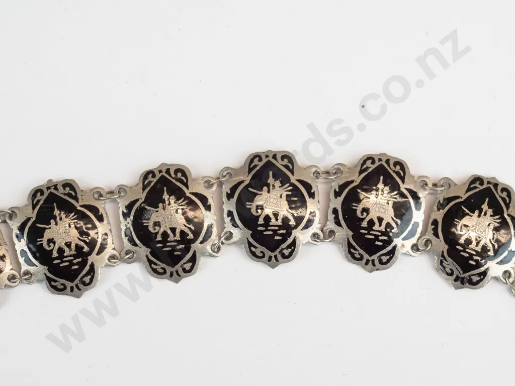 silver bracelet stamped Siam sterling Image 1++