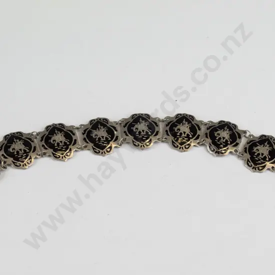 silver bracelet stamped Siam sterling