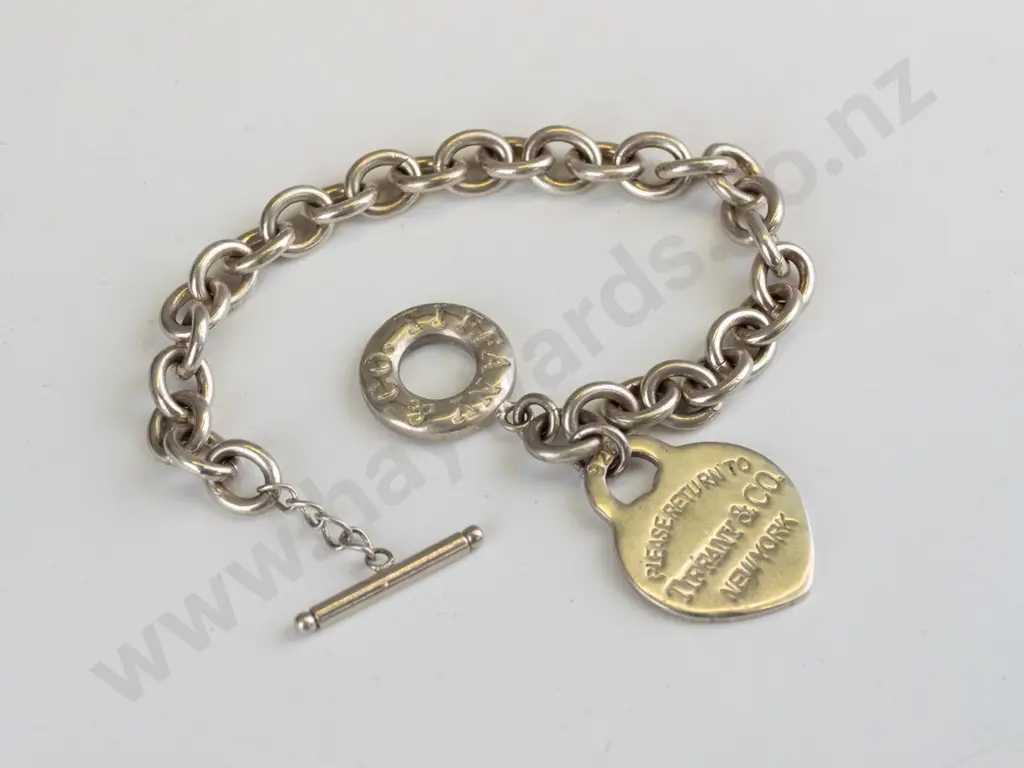 silver bracelet stamped 'Tiffany & Co' 925 Image 1++