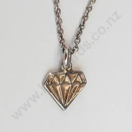 silver necklace stamped 925