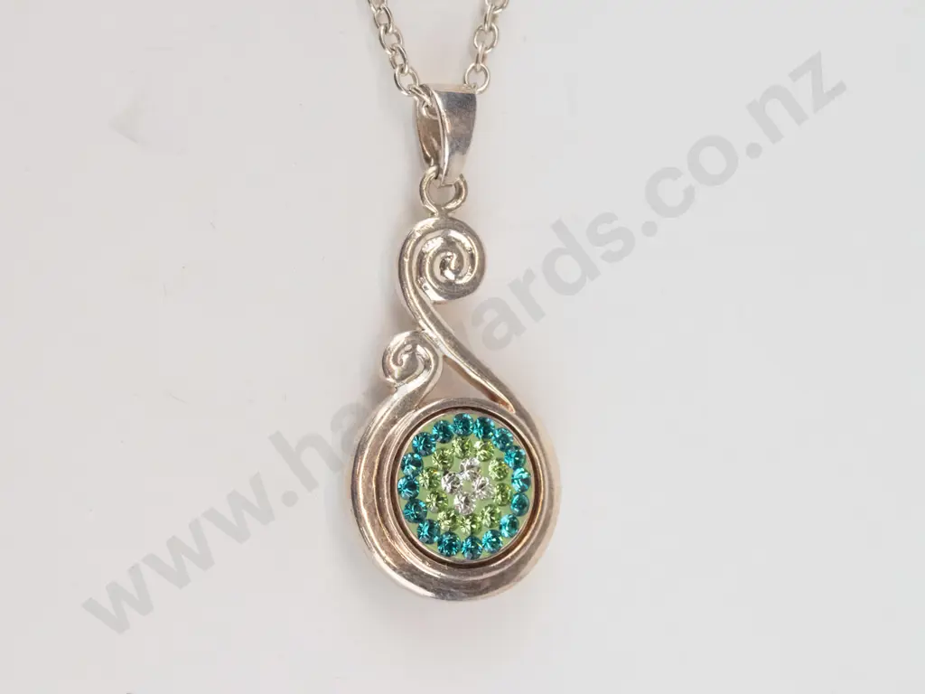 silver necklace stamped 925 Image 1++