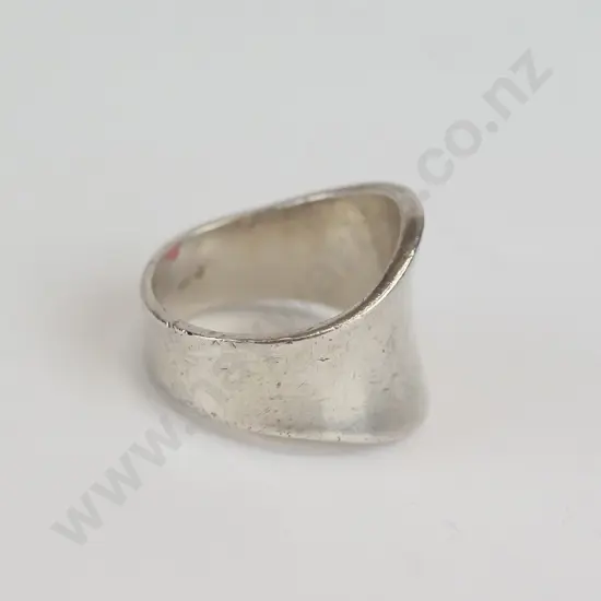silver ring stamped stg