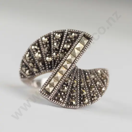 macasite ring stamped 925