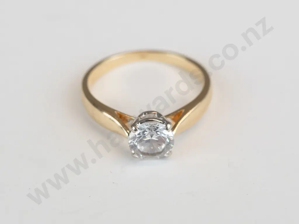 silver dress ring stamped 925 Image 1++