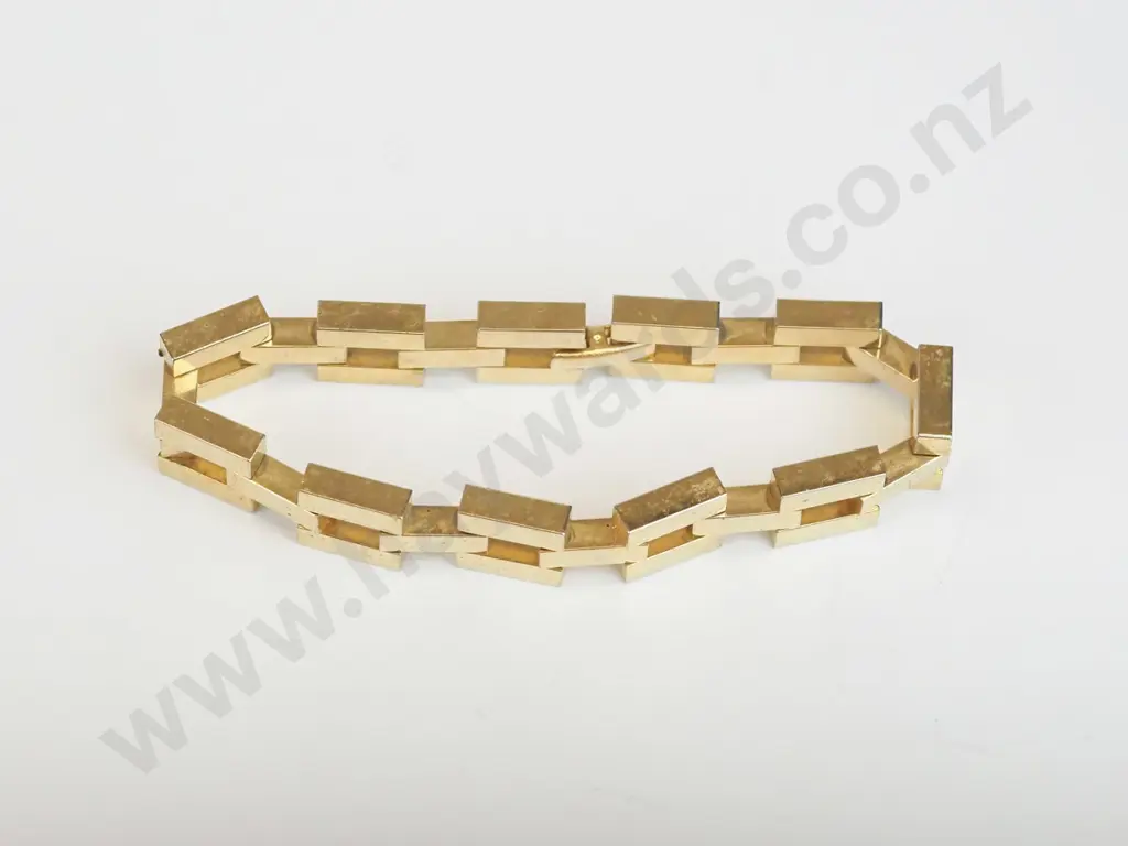 gold plated bracelet stamped Image 1++