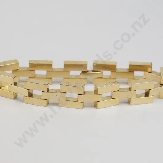 gold plated bracelet stamped
