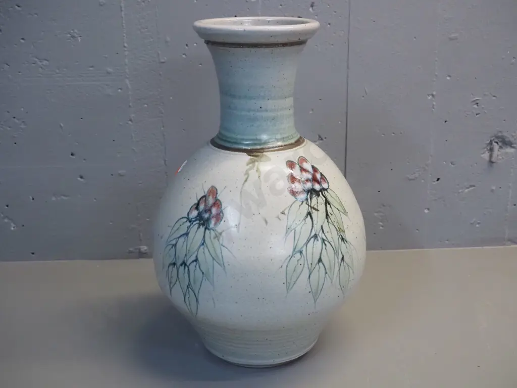 large Neil Grant NZ studio pottery vase H-440 D-260 Image 1++