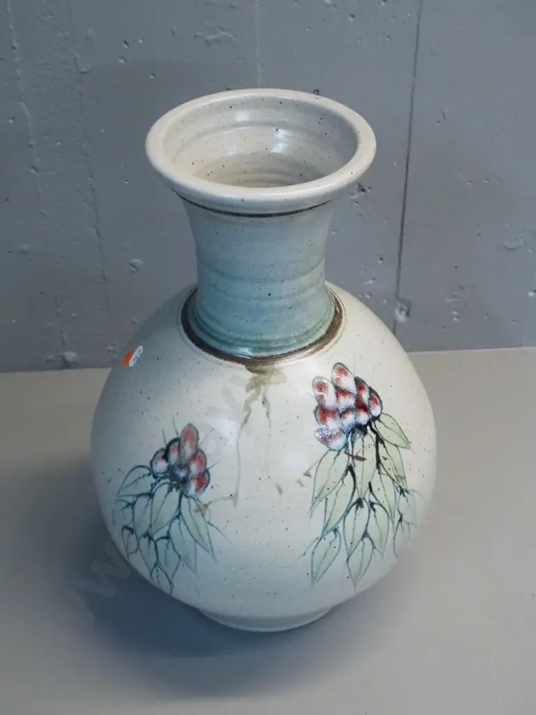 large Neil Grant NZ studio pottery vase H-440 D-260 Image 1++