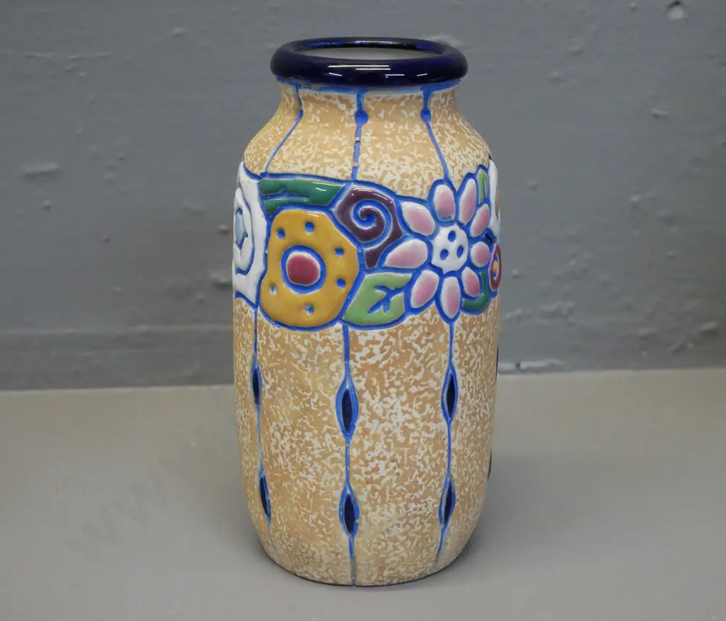 small Amphora floral pattern vase H-140 Image 1++