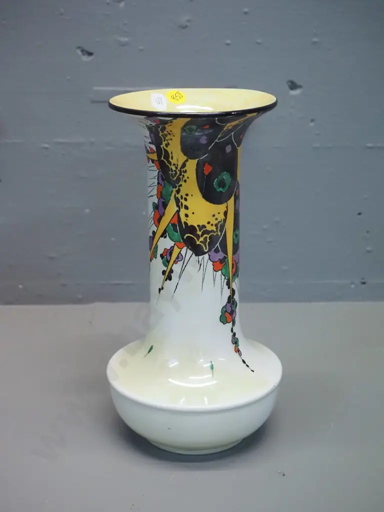 vintage Shelley lustre vase H-240 D-110 at rim Image 1++