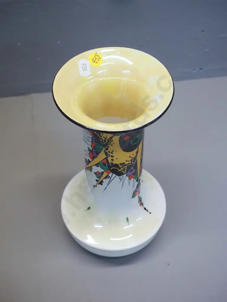 vintage Shelley lustre vase H-240 D-110 at rim Image 1++
