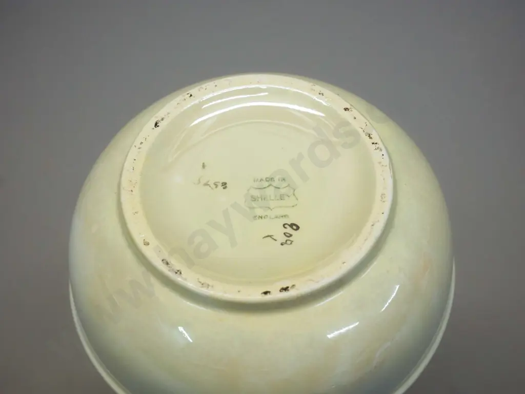 vintage Shelley lustre vase H-240 D-110 at rim Image 1++