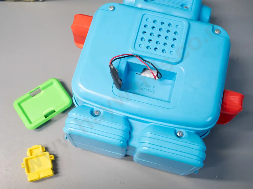 retro Playskool Alphie electronic robot educational toy H-270 W-240 with cards, instructions, original box Image 1++