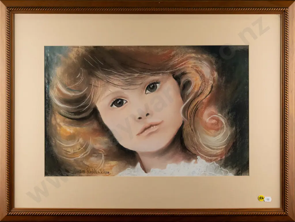 Susie Ruddenklau - framed pastel - portrait H-310 W-480 Image 1++
