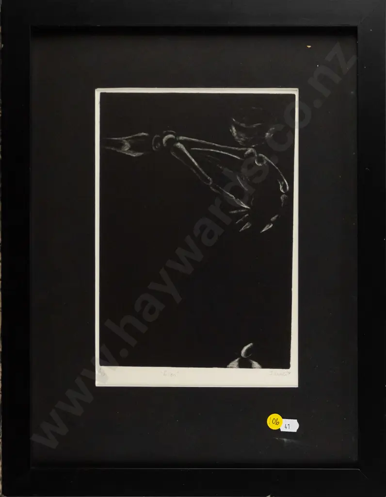 Justin Young - framed ltd edition print A/P "Fallen" H-240 W-170 Image 1++