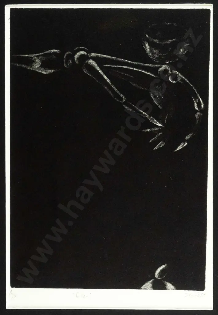 Justin Young - framed ltd edition print A/P "Fallen" H-240 W-170 Image 1++