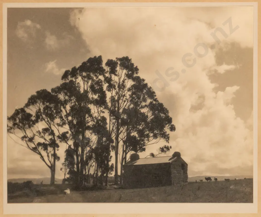 framed George Chance? black and white photograph - landscape  (framing needs attention) H-205 W-255 Image 1++