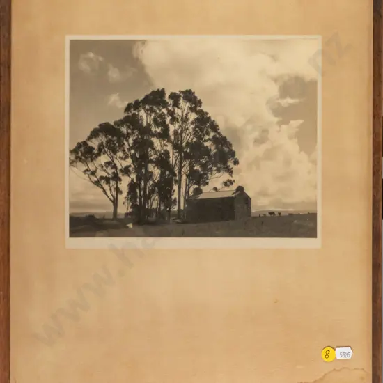 framed George Chance? black and white photograph - landscape  (framing needs attention) H-205 W-255