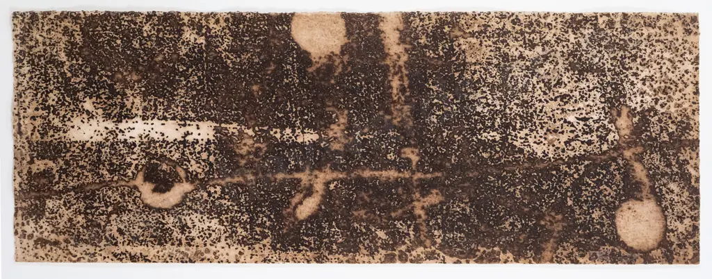 Joe Michael -framed mixed media- abstract H-240 W-660 Image 1++