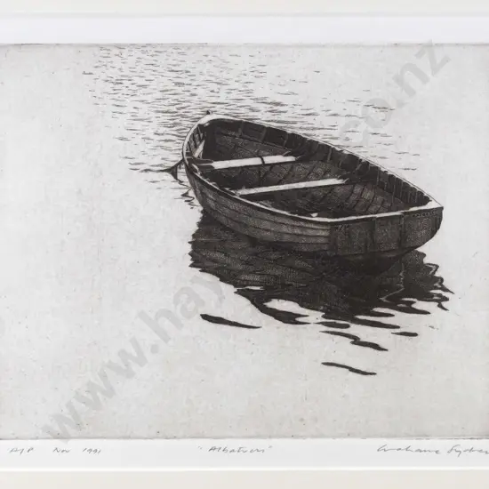 Grahame Sydney Nov 1991 - framed etching A/P- "Albatross" H-190 W-240