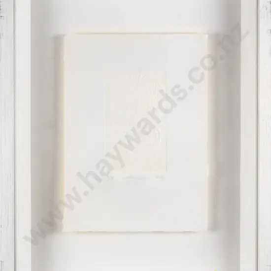 Lynn Taylor 04 -framed embossed paper 3/3- fish H-100 W-55