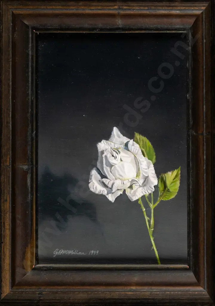 Gary MacMillan 1999 -framed oil- "The Rose" H-170 W-120 Image 1++