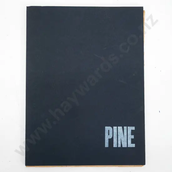 'Pine' - Ralph Hotere, Bill Manhire - bound set of 16 prints and poems. Unsigned 74/125