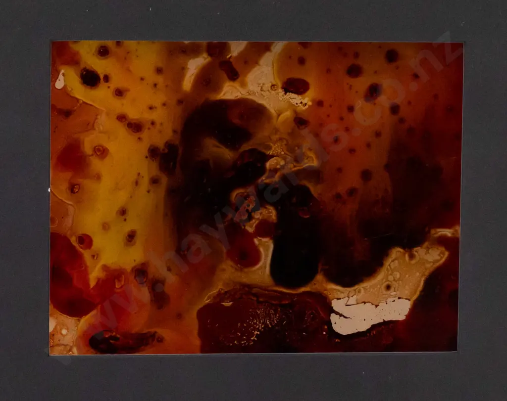 unsigned -paint on glass- abstract H-160 W-210 Image 1++