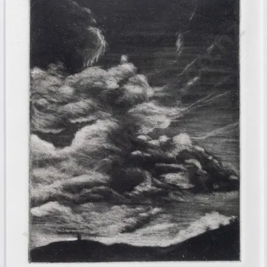 Inge Doesburg '02 - framed ltd edition print 3/12 "Mt Cargill"  H-125 W-95
