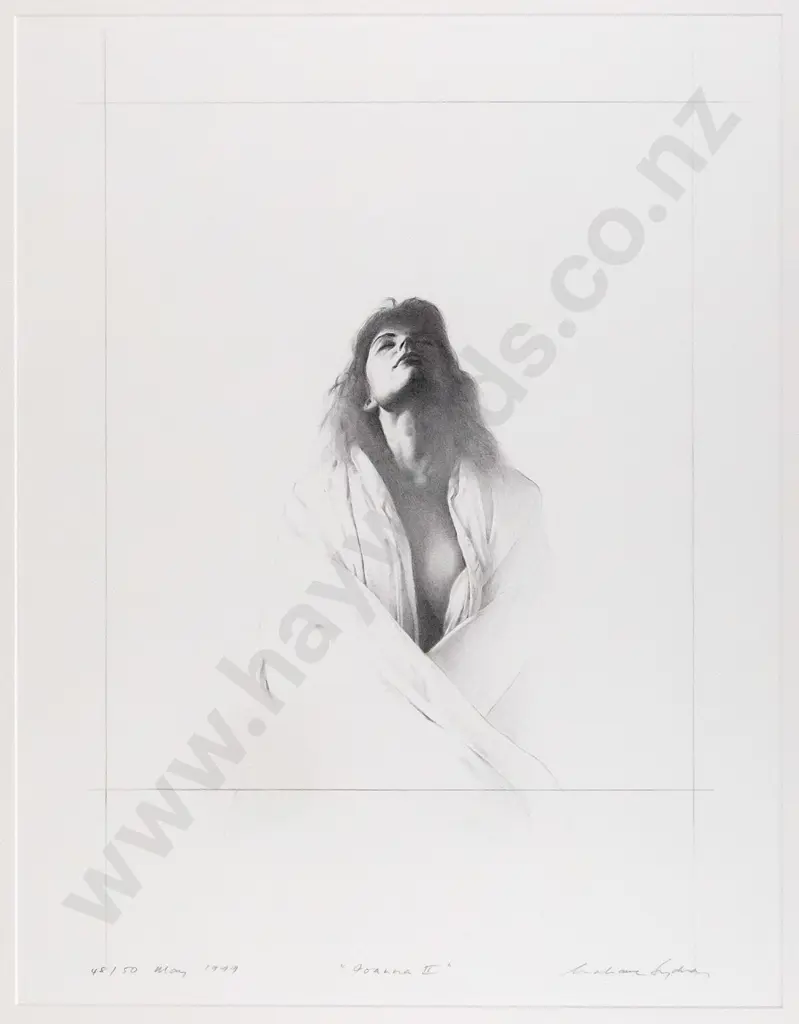 Grahame Sydney  May 1999 - framed lithograph 48/50 -  "Joanna II" H-560 W-380 Image 1++